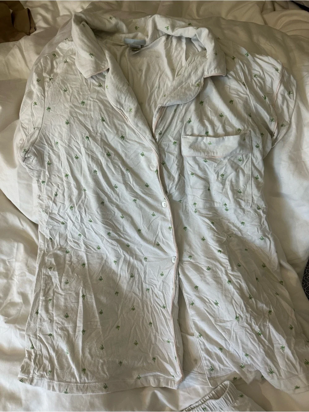 Eberjey Giving Palm Modal Short Pajama Set